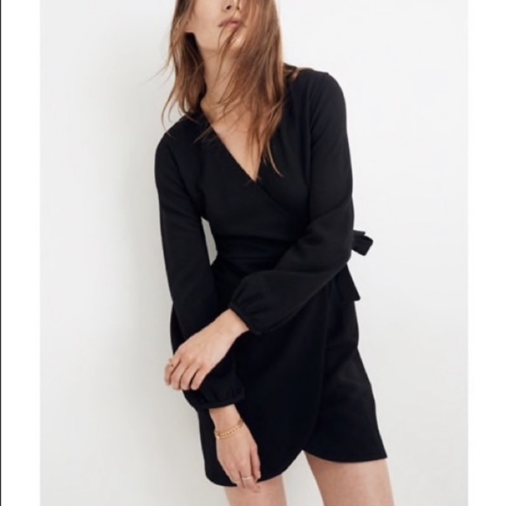 NWT Madewell Long-sleeve Wrap Dress